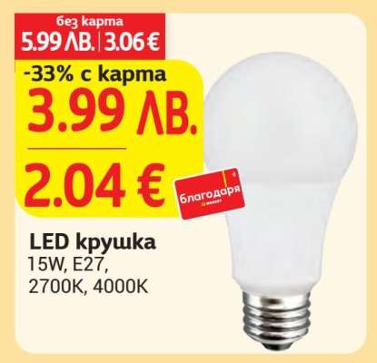 LED крушка