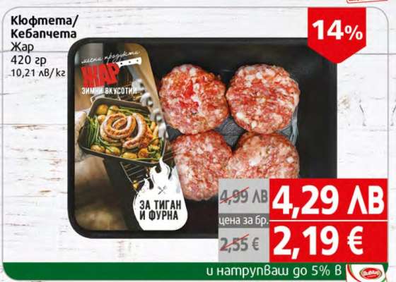 Кюфтета/кебапчета Жар