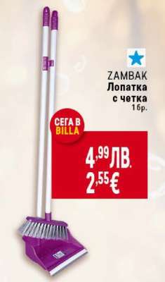 ZAMBAK Лопатка с четка