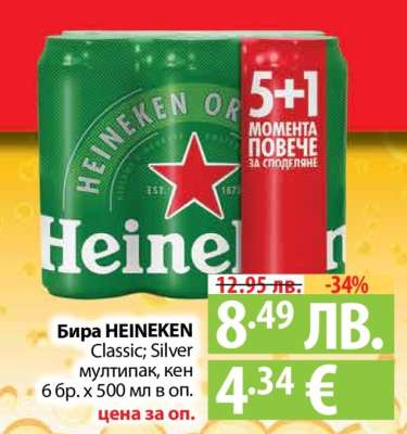 Бира Heineken