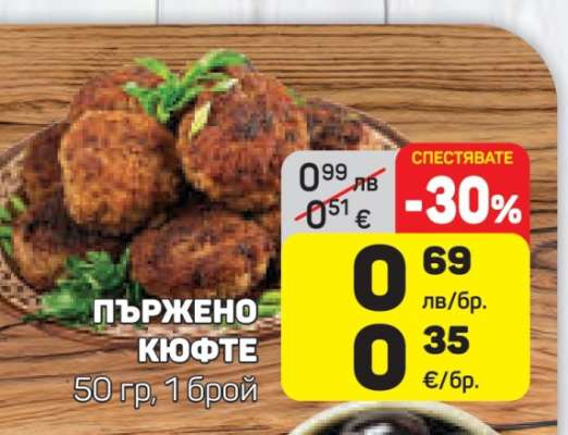 Пържено кюфте