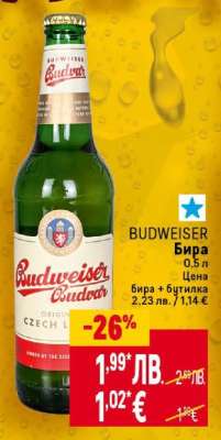Budweiser Бира