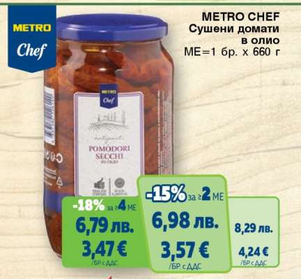 METRO CHEF Сушени домати в олио