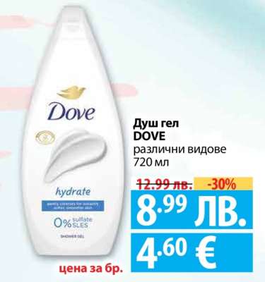 Душ гел DOVE