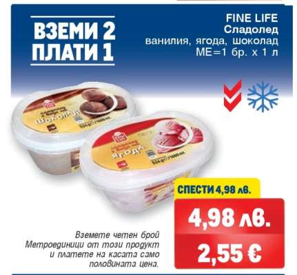 FINE LIFE Сладолед