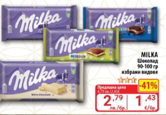 MILKA Шоколад