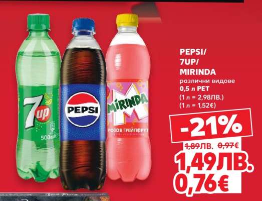 PEPSI/ 7UP/ MIRINDA