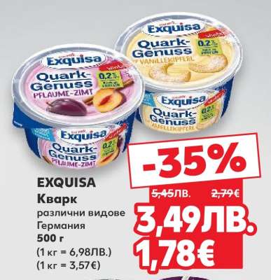 EXQUISA Кварк