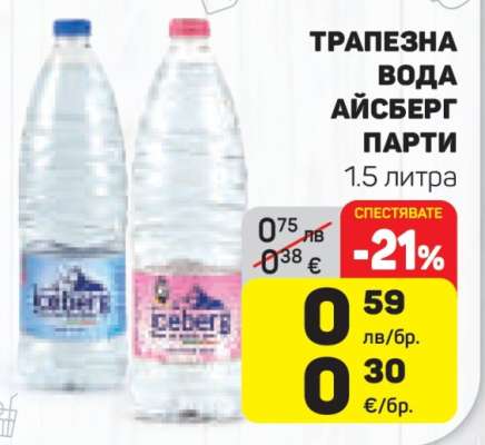 Трапезна вода Айсберг Парти