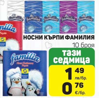 НОСНИ КЪРПИ ФАМИЛИЯ