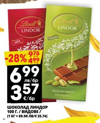 Шоколад Линдор