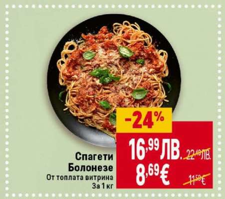 Спагети Болонезе
