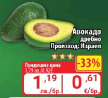 Авокадо дребно
