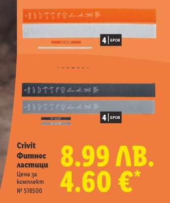 Crivit Фитнес ластици