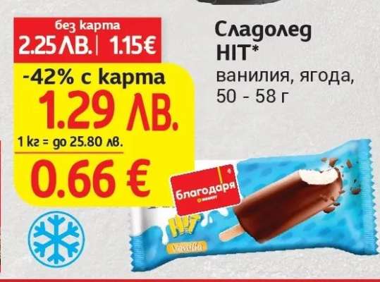 Сладолед HIT