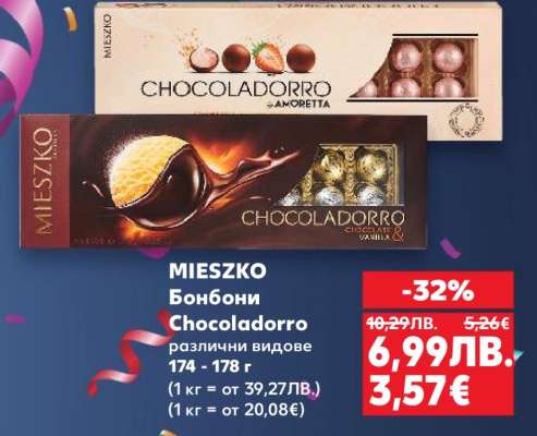 MIESZKO Бонбони Chocoladorro