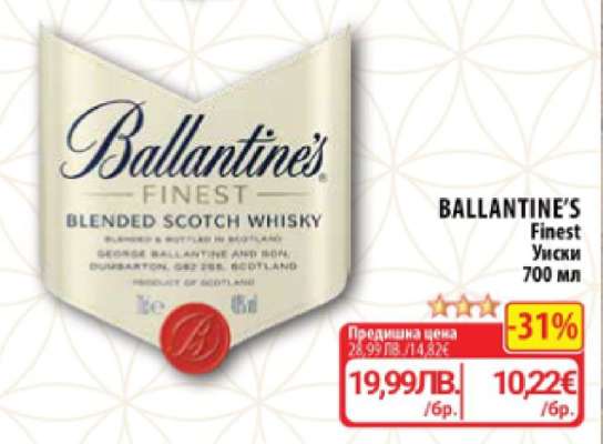 BALLANTINE'S FINEST