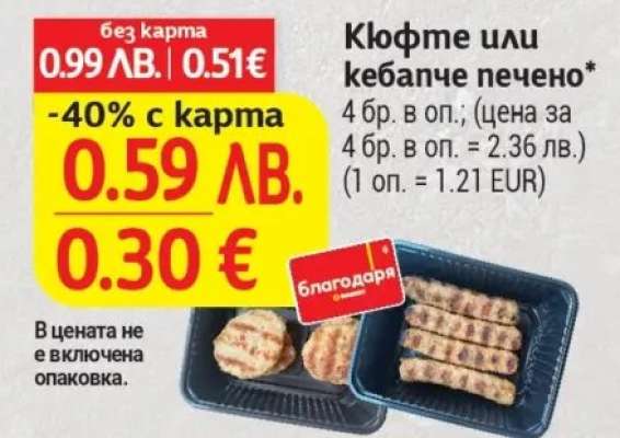 Кюфте или кебапче печено