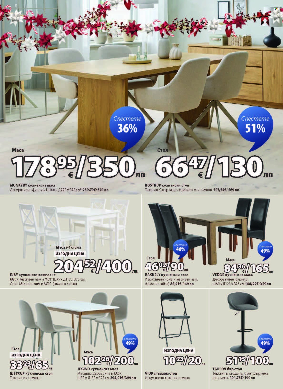 Брошура на JYSK - 28.10.2025 - 26.11.2025. Страница 8