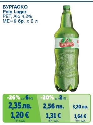 БУРГАСКО Pale Lager