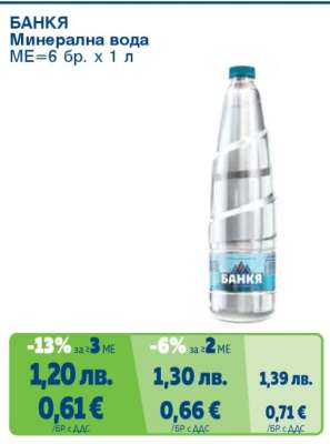 БАНКЯ Минерална вода