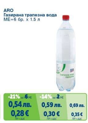 ARO Газирана трапезна вода