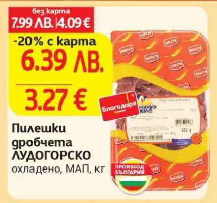 Пилешки дробчета Лудогорско