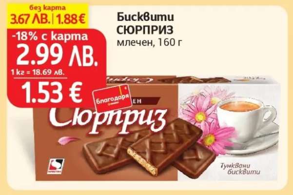 Бисквити Сюрприз