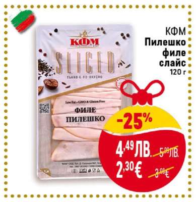 КФМ Пилешко филе слайс