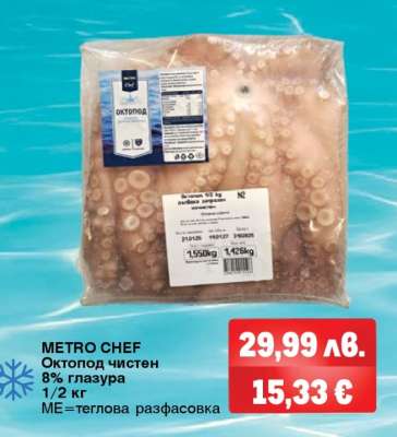 METRO CHEF Октопод чистен