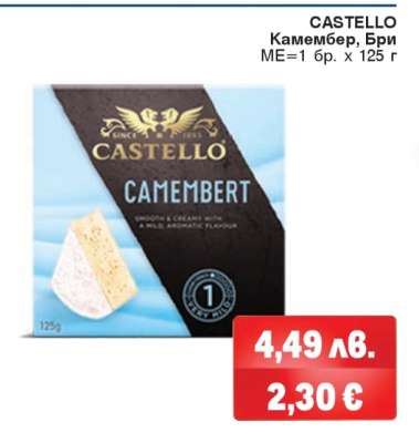 CASTELLO Камембер, Бри