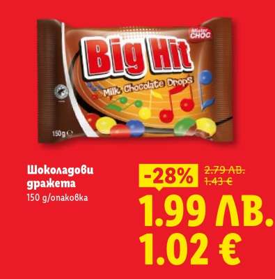 Шоколадови дражета