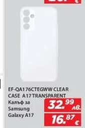EF-QA176CTEGWW CLEAR CASE A17 TRANSPARENT