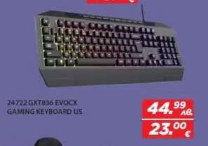 24722 GXT836 EVOX GX GAMING KEYBOARD US