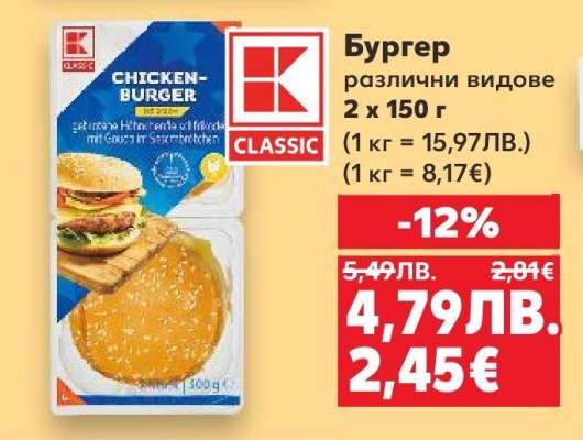 Бургер различни видове