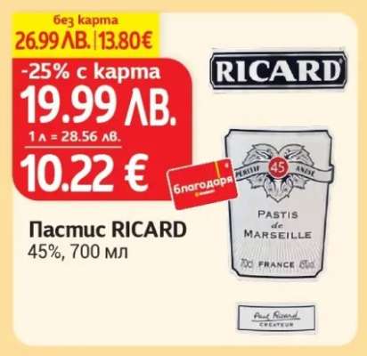 PASTIS RICARD