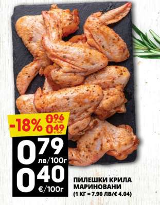 Пилешки крила мариновани