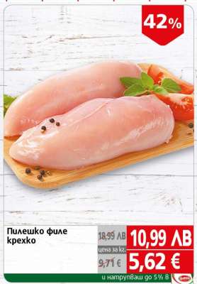 Пилешко филе крехко