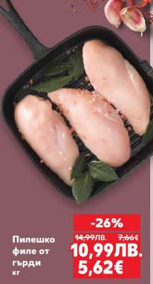 Пилешко филе от гърди кг