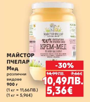 МАЙСТОР ПЧЕЛАР Мед