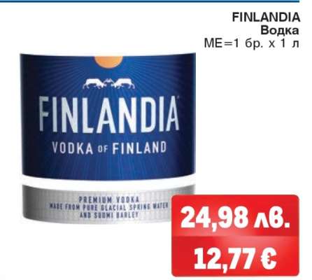 FINLANDIA Водка