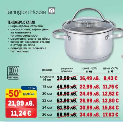 Тенджера с капак