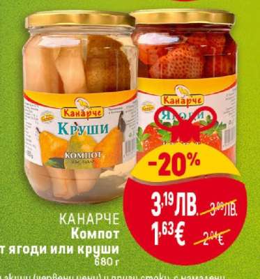КАНАРЧЕ Компот