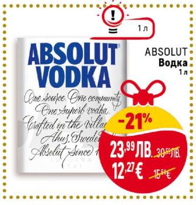 ABSOLUT Водка