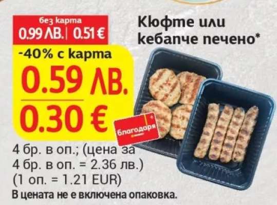 Кюфте или кебапче печено