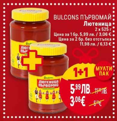 БУЛКОНС ПЪРВОМАЙ Лютеница