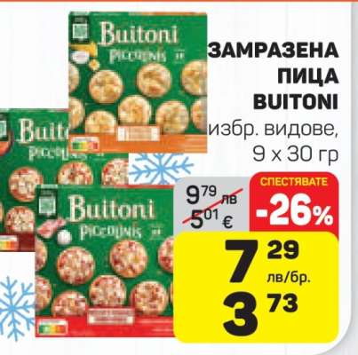 Замразена пица Buitoni
