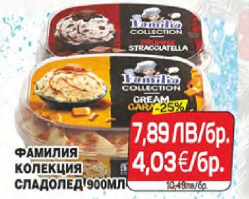 ФАМИЛИЯ КОЛЕКЦИЯ СЛАДОЛЕД
