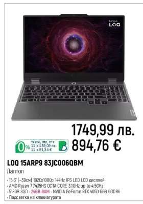 LOQ 15ARP9 83JC006QBM