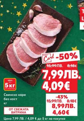 Свинско каре без кост